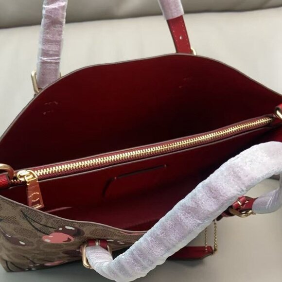 COACH Teri Cherry Bag, Size 25cm - Picture 6 of 7